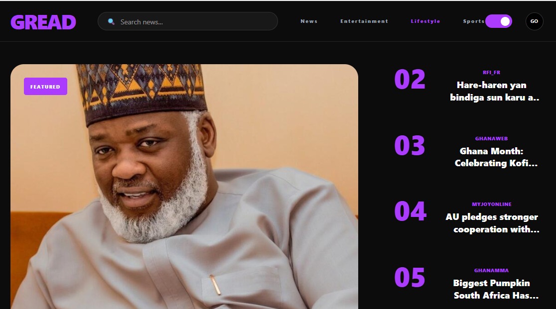 GREAD News Platform